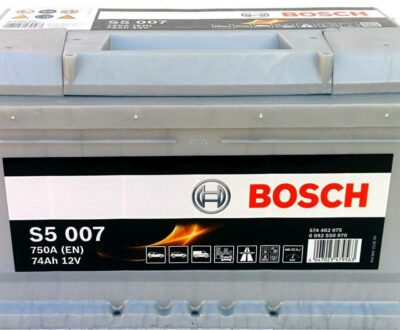 Bosch Μπαταρία Αυτοκινήτου S5007 BLACK LINE (74Ah/750A) ΔΕΞ. 278x175x175