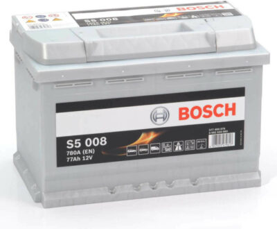 Bosch Μπαταρία Αυτοκινήτου S5008 BLACK LINE (77Ah/780A) ΔΕΞ. 278x175x190