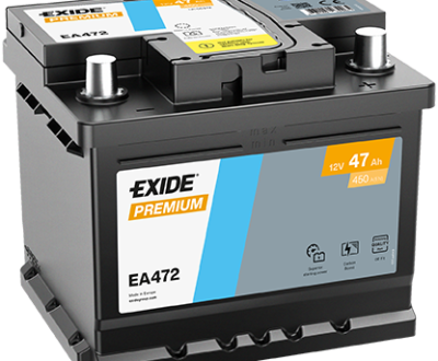 Exide Μπαταρία Αυτοκινήτου Premium EA472 (47Ah/450A)
