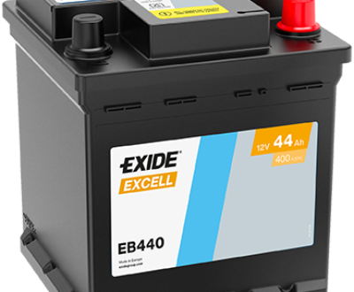 Exide Μπαταρία Αυτοκινήτου Excell EB440 (44Ah/400A)