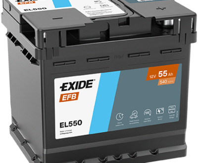 Exide Μπαταρία Αυτοκινήτου EL550 EFB (55Ah/540A/Μ207×Π175×Υ190mm/Δ)