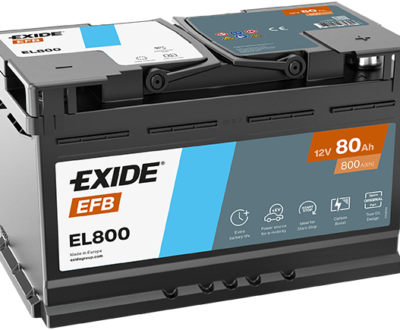 Exide Μπαταρία Αυτοκινήτου EL800 EFB (80Ah/800A/Μ315×Π175×Υ190mm/Δ)