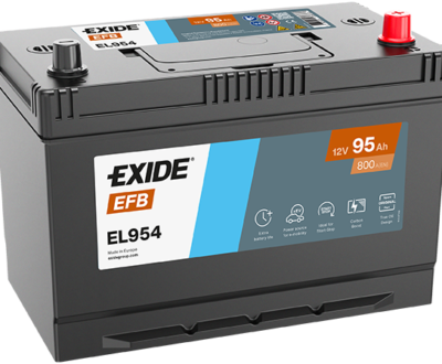 Exide Μπαταρία Αυτοκινήτου EL954 EFB (95Ah/800A)