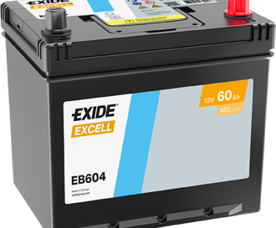 Exide Μπαταρία Αυτοκινήτου EB604 Excell (60Ah/480A)
