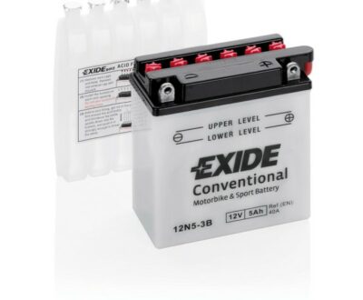 Exide Μπαταρία Μοτοσυκλέτας MOTO 12N5-3B 5Ah 40A