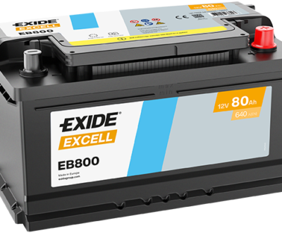 Exide Μπαταρία Αυτοκινήτου Excell EB800 (80Ah/640A/Μ315xΠ175xΥ190mm/Δ)
