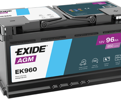 Exide Μπαταρία Αυτοκινήτου EK960 AGM (96Ah/850A/Μ353xΠ175xΥ190mm/Δ)