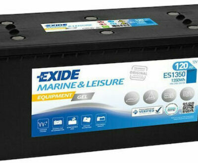 Exide Μπαταρία Σκάφους ES1350 Equipment GEL Marine & Leisure (120Ah/760A/M513xΠ189xΥ223mm/Α)