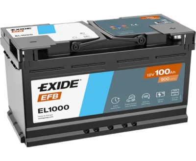 Exide Μπαταρία Αυτοκινήτου EL1000 EFB (100Ah/900A/Μ335×Π175×Υ190mm/Δ)