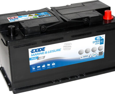 Exide Μπαταρία Σκάφους EP800 Dual AGM Marine & Leisure (95Ah/850Α/800Wh/M353xΠ175xΥ190mm/Δ)