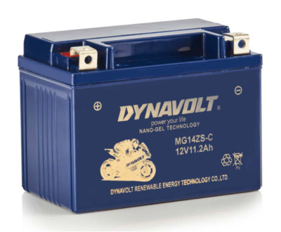 DYNAVOLT Μπαταρία Μοτοσυκλέτας YTZ14 MG14ZS-C NANOGEL 400CA 245CCA