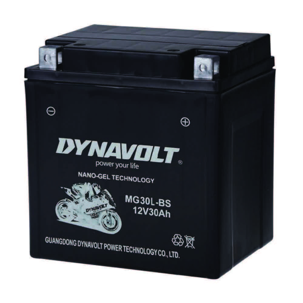 DYNAVOLT Μπαταρία Μοτοσυκλέτας YTX30L BS MG30L-BS NANOGEL 430CA 360CCA