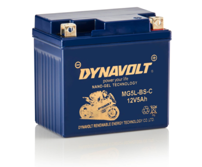 DYNAVOLT Μπαταρία Μοτοσυκλέτας YTX5L BS MG5L-BS-C NANOGEL 190CA 90CCA