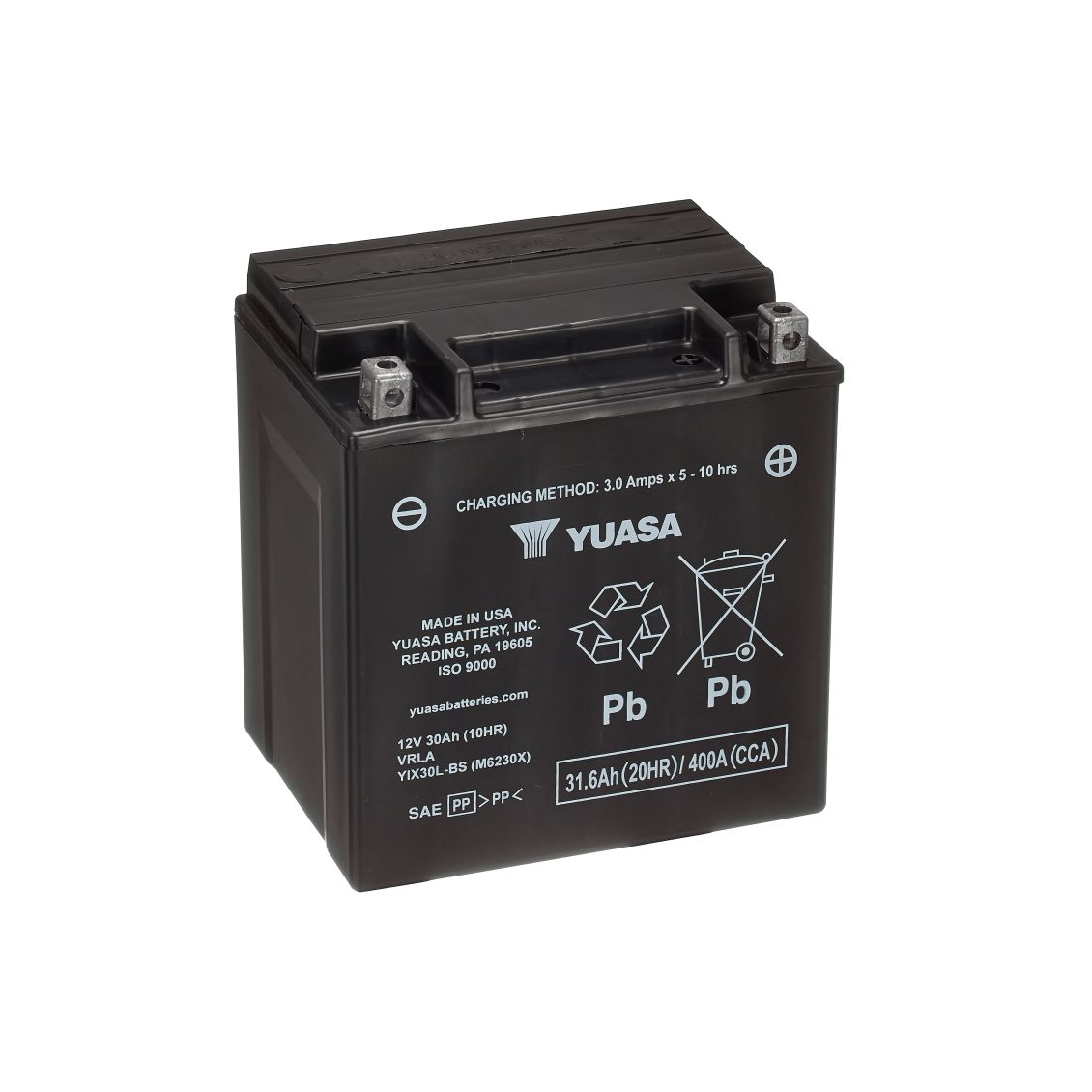 YUASA Μπαταρία Μοτοσυκλέτας YIX30L-BS