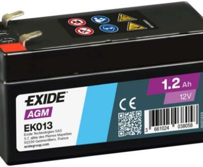 Exide Μπαταρία Αυτοκινήτου AGM EK013 (1,2Ah/18A)