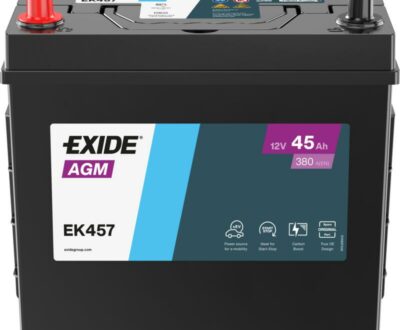 Exide Μπαταρία Αυτοκινήτου EK457 AGM (45Ah/380A/Μ237xΠ127xΥ227mm/Α)