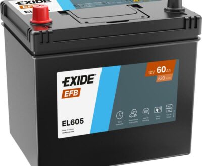 Exide Μπαταρία Αυτοκινήτου EL605 EFB (60Ah/520A/Μ230×Π173×Υ222mm/Α)